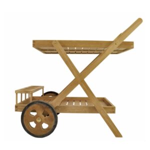 Teak Outdoor Bar Cart - Cobana