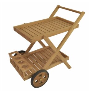 Teak Outdoor Bar Cart - Cobana
