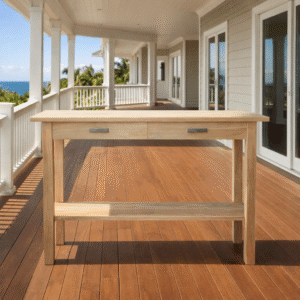 Teak Outdoor Buffet Table (47" Long Rectangle) - Atlanta