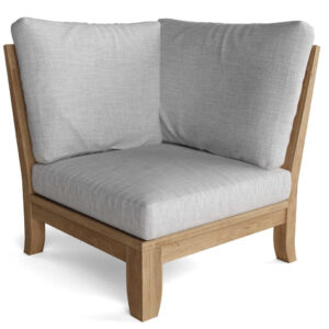 Teak Outdoor Corner Lounge Set - Riviera 8-Piece Modular Set