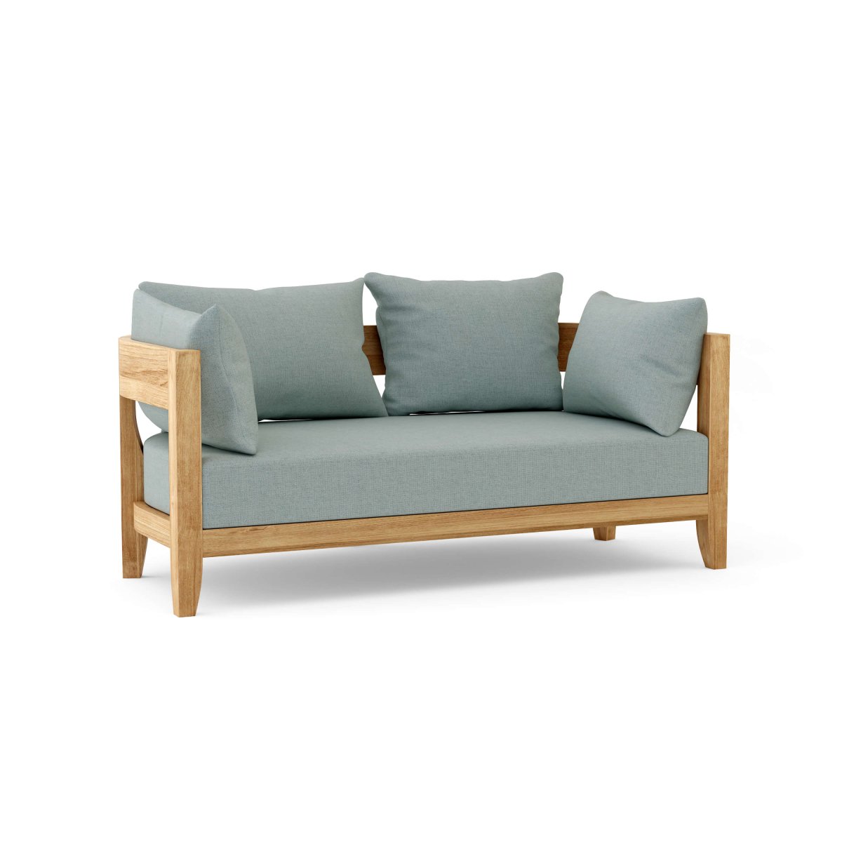 Teak Outdoor Furniture Loveseat - Coronado - Detailed View 4 | EuroLife Furniture
