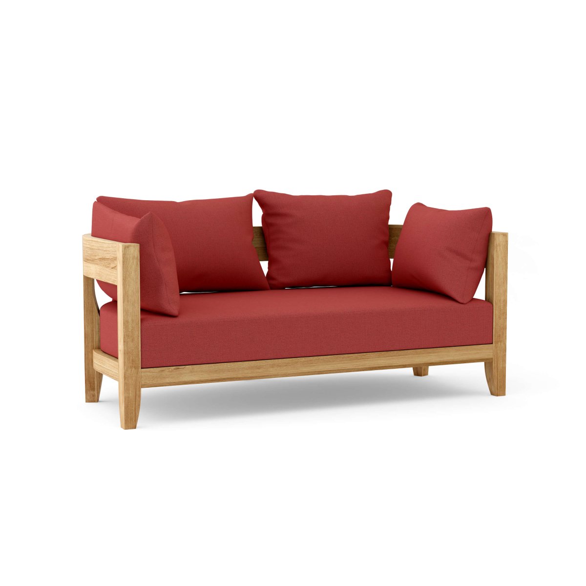 Teak Outdoor Furniture Loveseat - Coronado - Detailed View 6 | EuroLife Furniture